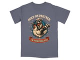 Overstimulated Raccoon Cowboy Graphic T-Shirt thumbnail 2