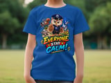 Everyone Stay Calm Officer Hoot the Owl Tee thumbnail 6