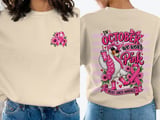 In October We Wear Pink Duck Sweatshirt thumbnail 3