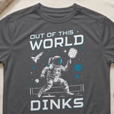 Pickleball Sport-Tek Performance Tee, Out Of This World Dinks Astronaut Graphic, Performance Court Apparel thumbnail 8