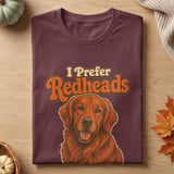 I Prefer Redheads Tee thumbnail 6