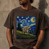 Starry Night Raccoon T-Shirt thumbnail 3
