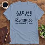 Ask Me About My Romance Books Softstyle Tee thumbnail 1