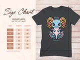 Aries Axolotl Star Sign Graphic Tee thumbnail 14