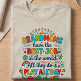 Grandmoms Have The Best Job Tee thumbnail 3