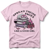 Spread Those Pages Like A Good Girl Tee thumbnail 12