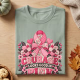 Courage Looks Good In Pink Tee thumbnail 4