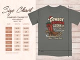 Cowboy Christmas Sleighin It Tee thumbnail 11