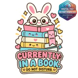 Currently In A Book Digital Mug Wrap thumbnail 2