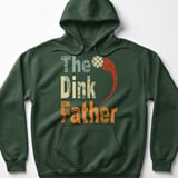 Pickleball Gildan Fleece Hoodie, The Dink Father, Court Pullover thumbnail 5