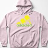 Pickleball Gildan Fleece Hoodie, addicted, Court Pullover thumbnail 8