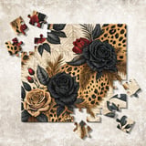 Digital Leopard Print Bundle, Rose Flower Pattern, Printable Digital, Floral Fabric Design, Trendy Leopard Print, Seamless Leopard Pattern thumbnail 7