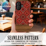 Tribal Floral Mosaic Digital Download thumbnail 2