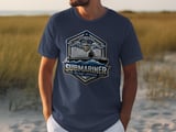 US Navy Submariner Silent Service T-Shirt, Patriotic Military Shirt, Navy Veteran Gift for Him, Anchor Dolphin Submarine Tee thumbnail 4