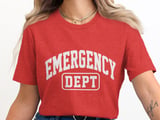 Emergency Dept T-Shirt: Medical Personnel, Distressed Graphic, Hospital Worker Tee thumbnail 6