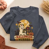 Halloween Nurse Boo Crew Tee thumbnail 9