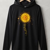 Pickleball Sport-Tek Performance Hood, pickleball Sunflower Design, Lightweight Hoodie for Sun Defense and Court Warm-Ups thumbnail 1