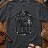 Love Camping Hate People Bear Tee thumbnail 1