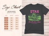 Utah The Beehive State Est. 1896 Graphic T-Shirt thumbnail 14