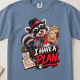 I Have A Plan Raccoon Tee thumbnail 2