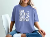 Eat. Sleep. SAX. REPEAT. T-Shirt thumbnail 3
