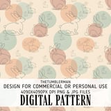 Digital Easter Bunny Pattern, Seamless Rabbit Design, Digital Bundle, Animal Print, Spring Wallpaper, Easter Fabric Design, Cute Bunny thumbnail 1