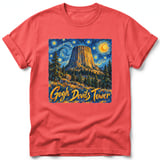 Gogh Devils Tower ~ Comfort Colors Premium Tee thumbnail 3