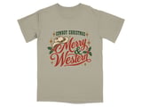 Merry and Western Cowboy Christmas Tee thumbnail 7