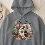 Halloween Ghost Camper Hoodie thumbnail 2