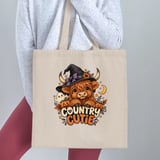 Highland Cow Halloween Sweatshirt Hoodie, Country Cutie Witch Cow Fall Tote Bag, Cute Ghost Pumpkin Autumn Graphic Spooky Season Gift thumbnail 19