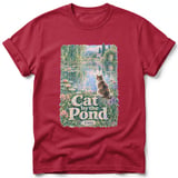 Cat by the Pond ~ Comfort Colors Premium Tee thumbnail 2