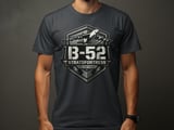 B-52 Stratofortress T-Shirt, US Air Force Military Airplane Shirt, Aviation Veteran Tee, Retro Bomber Plane Graphic Shirt, Gift for Veteran thumbnail 4