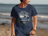 US Navy Submariner Silent Service T-Shirt, Patriotic Military Shirt, Navy Veteran Gift for Him, Anchor Dolphin Submarine Tee thumbnail 7