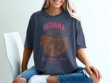 Indiana The Hoosier State EST.1816 T-Shirt thumbnail 4