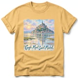 Gogh Mont Saint-Michel ~ Comfort Colors Premium Tee thumbnail 7