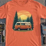 Overthinkers Camping Club Vintage Design Tee thumbnail 7