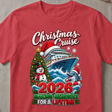 Christmas Cruise 2026 Graphic T-Shirt thumbnail 4
