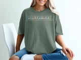 Pickleball Comfort Colors Shirt, PICKLEBALL pickleball Pastel Varsity Lettering, Vintage Graphic Tee thumbnail 6