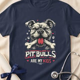 Pitbulls Are My Kids Tee | Pit Bull Mom Shirt | Pittie Lover Gift | Dog Mom Apparel thumbnail 18