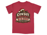 Cowboy Christmas Ho Ho Howdy Tee thumbnail 3