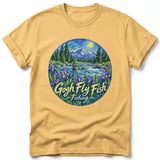 Gogh Fly Fish ~ Comfort Colors Premium Tee thumbnail 7