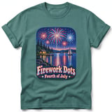 Firework Dots ~ Comfort Colors Premium Tee thumbnail 8