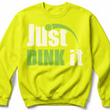 Pickleball Gildan Crewneck Sweatshirt, Just Dink It, Court Warm Up Layer for Chilly Matches and Daily Comfort thumbnail 10