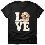 Golden Retriever Love Tee thumbnail 1