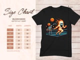 Flaming Skull Tennis Player T-Shirt, Zombie Spectators, Sports Tee, Unique Tennis Shirt, Skeleton Athlete, Halloween T-Shirt, Tennis Gift thumbnail 2