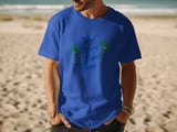 Don't Worry Beach Happy Road Trip T-Shirt, Palm Tree Beach Graphic Shirt, Cruise Getaway T-Shirt, Summer Beach Trip Tee thumbnail 5