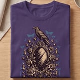 Gothic Raven and Roses Tee thumbnail 7