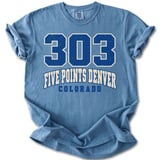 303 Five Points Denver CO Tee thumbnail 9