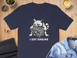 I Eat Engine absurd brain rot Cat Tee thumbnail 3
