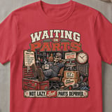 Waiting On Parts Mechanic Tee thumbnail 5